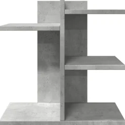 vidaXL hylde til skrivebord 42x21,5x42 cm konstrueret træ betongrå