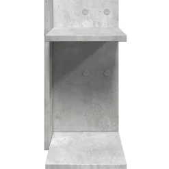 vidaXL hylde til skrivebord 42x21,5x42 cm konstrueret træ betongrå