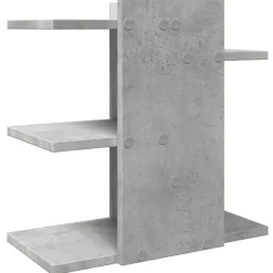 vidaXL hylde til skrivebord 42x21,5x42 cm konstrueret træ betongrå