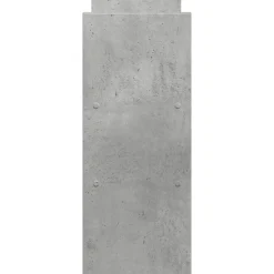 vidaXL hylde til skrivebord 40x17x41 cm konstrueret træ betongrå