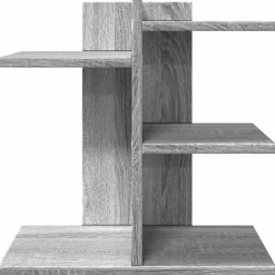 vidaXL hylde 42x21,5x42 cm konstrueret træ grå sonoma-eg