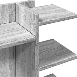 vidaXL hylde 42x21,5x42 cm konstrueret træ grå sonoma-eg