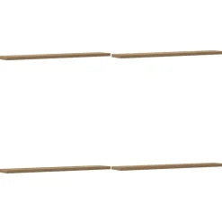 vidaXL hyldeplader 4 stk. 60x10x1,5 cm konstrueret træ kunsteg