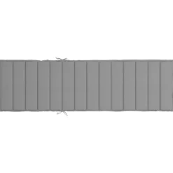 vidaXL hynde til dækstol 186x58x3 cm oxfordstof grå