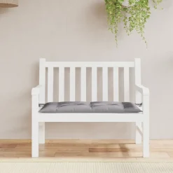 vidaXL hynde til havebænk 100x50x7 cm oxfordstof grå