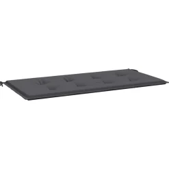 vidaXL hynde til havebænk 100x50x4 cm oxfordstof antracitgrå