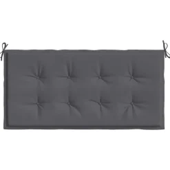 vidaXL hynde til havebænk 100x50x4 cm oxfordstof antracitgrå