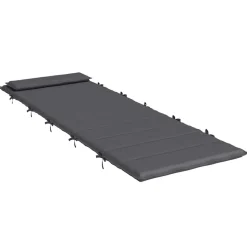 vidaXL hynde til liggestol 180x60x4 cm oxfordstof antracitgrå