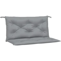 vidaXL hynder til havebænk 2 stk. 100x50x7 cm oxfordstof grå