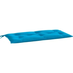 vidaXL hynder til havebænk 2 stk. 100x50x7 cm oxfordstof lyseblå