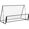 vidaXL 2-i-1 fodbold-rebounder 202x104x120 cm stål