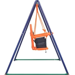 vidaXL 2-i-1 gynge og babygynge orange