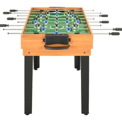 vidaXL 15-i-1 multi-spillebord 121 x 61 x 82 cm ahorn