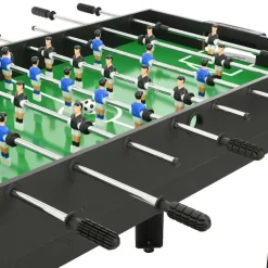 vidaXL 15-i-1 multi-spillebord 121 x 61 x 82 cm sort