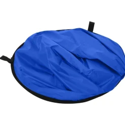 vidaXL 2-i-1 oval fotobaggrund 200x150 cm grøn og blå