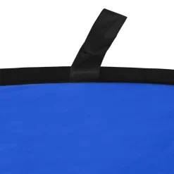 vidaXL 2-i-1 oval fotobaggrund 200x150 cm grøn og blå