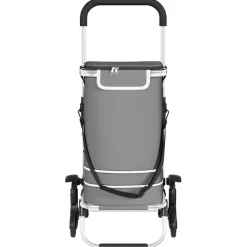 vidaXL Indkøbsvogn Grå 47 x 39 x 100,5 cm Oxford stof