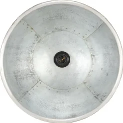 vidaXL industriel hængelampe 25 W rund 40 cm E27 sølvfarvet