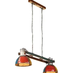 vidaXL industriel hængelampe 111 cm 25 W E27 flerfarvet
