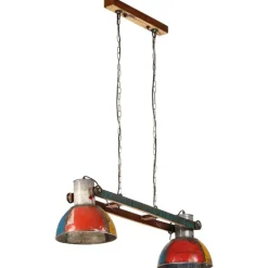 vidaXL industriel hængelampe 111 cm 25 W E27 flerfarvet