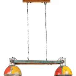 vidaXL industriel hængelampe 111 cm 25 W E27 flerfarvet