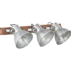 vidaXL industriel væglampe 65x25 cm E27 sølvfarvet