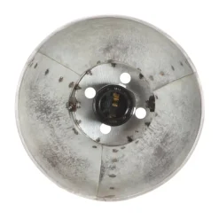 vidaXL industriel væglampe 45x25 cm E27 sølvfarvet