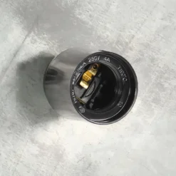 vidaXL industriel vintage hængelampe 25 W rund 41 cm E27 sølvfarvet