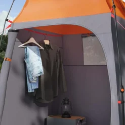 vidaXL Instant telt til 2 personer med hurtig frigivelse Grå og orange