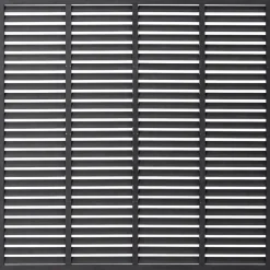 vidaXL jalousihegn 180x180 cm WPC grå