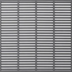 vidaXL jalousihegn 180x180 cm WPC grå