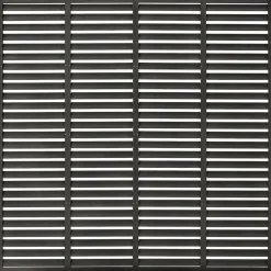 vidaXL jalousihegn 180x180 cm WPC mørkegrå