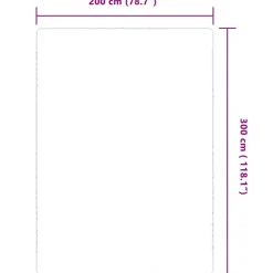 vidaXL jutetæppe med latexunderside 70x130 cm naturfarvet
