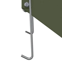 vidaXL Kaninfeeder Oliven grøn 12,5 x 26 x 28,5 cm Koldvalset Stål