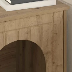 vidaXL Kat Hus Artisan eg 53 x 52 x 62 cm Konstrueret træ