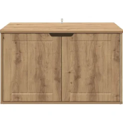 vidaXL Kat Hus Artisan eg 85 x 55 x 50,5 cm Konstrueret træ