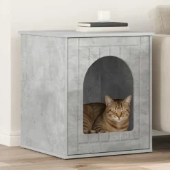 vidaXL Kat Hus Beton 53 x 52 x 62 cm Konstrueret træ