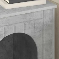 vidaXL Kat Hus Beton 53 x 52 x 62 cm Konstrueret træ