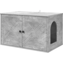 vidaXL Kat Hus Beton 85 x 55 x 50 cm Konstrueret træ