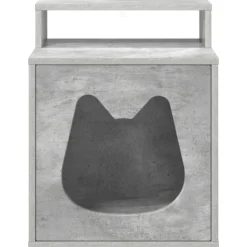 vidaXL Kat Hus Beton 42,5 x 40 x 53,5 cm Konstrueret træ
