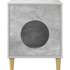 vidaXL Kat Hus Beton 42,5 x 40 x 53 cm Konstrueret træ