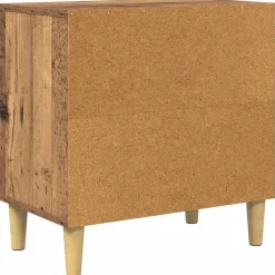 vidaXL Kat Hus Gammelt træ 51 x 30 x 52 cm Konstrueret træ