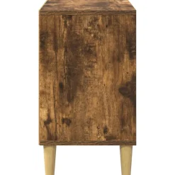 vidaXL Kat Hus Røget eg 51 x 30 x 52 cm Konstrueret træ