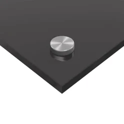 vidaXL Køkkenbacksplash 2 pcs Mørkegrå 80 x 40 cm hærdet glas