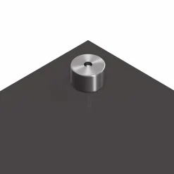 vidaXL Køkkenbacksplash 2 pcs Mørkegrå 80 x 40 cm hærdet glas