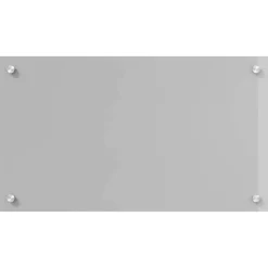 vidaXL Køkkenbacksplash 2 pcs Lysegrå 70 x 40 cm hærdet glas