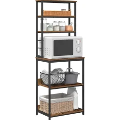 vidaXL Køkkenhylde Gammelt træ 60 x 40 x 168 cm Konstrueret træ