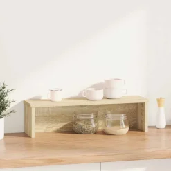 vidaXL køkkenstativ kan stables 50x15x16 cm konstrueret træ sonoma-eg