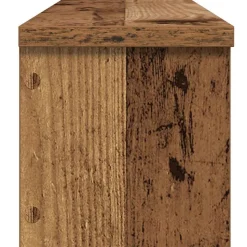 vidaXL køkkenstativ kan stables 50x15x16 cm konstrueret træ antikt træ
