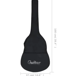 vidaXL klassisk guitar med taske for begyndere 4/4 39